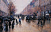 Le boulevard Poissonnière sous la pluie - Jean Béraud — vista dell’opera