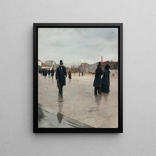 Jean Braud - Leaving Montmartre Cemetery.webp
