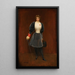 L'escrimeuse - Jean Béraud — quadro incorniciato alla parete