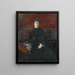 Ritratto di Regina Bourdais - Jean Béraud — quadro incorniciato alla parete