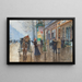 Scène di strada parigina - Jean Béraud — quadro incorniciato alla parete