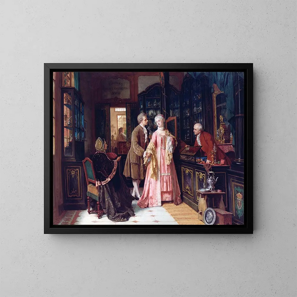 Scegli l'anello - Jean Carolus — quadro incorniciato alla parete