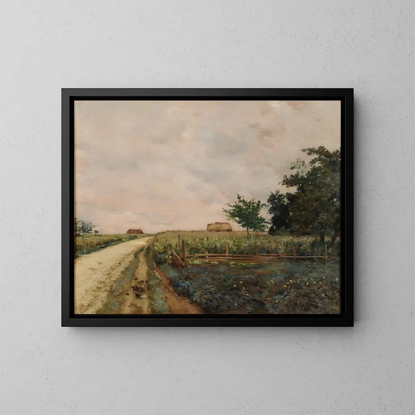La route - Jean-Charles Cazin — quadro incorniciato alla parete