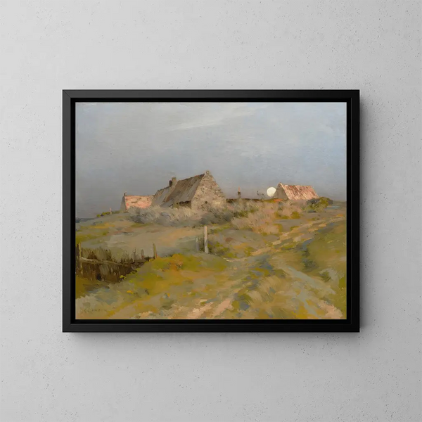Lever de lune - Jean-Charles Cazin — quadro incorniciato alla parete
