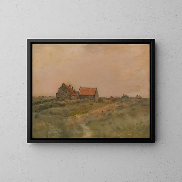 Giorno di ottobre - Jean-Charles Cazin — quadro incorniciato alla parete