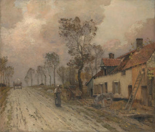 Jean Charles Cazin - The Route Nationale at Samer.webp