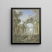 Römische Ruinen relie ein Brunnen mit Staffage - Jean François Gout — quadro incorniciato alla parete