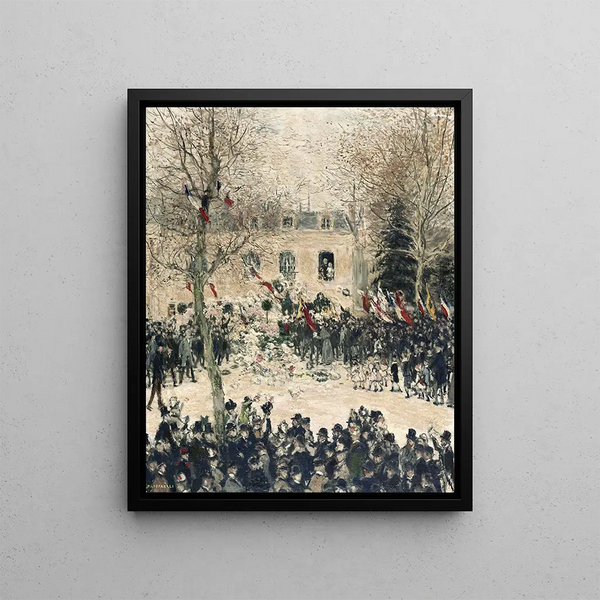 Le Festival des vingt-quatre ans de Victor Hugo - Jean François Raffaëlli — quadro incorniciato alla parete