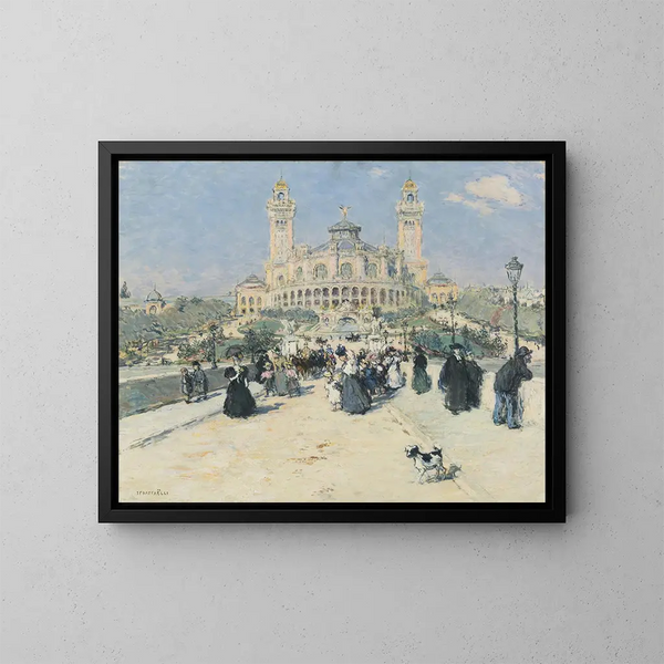 Le Trocadéro - Jean François Raffaëlli — quadro incorniciato alla parete
