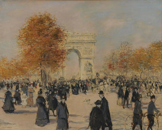 Les Champs-Élysées - Jean François Raffaëlli — vista dell’opera