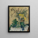 Nature morte ai fiori e all'uva - Jean François Raffaëlli — quadro incorniciato alla parete