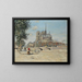 Notre-Dame de Paris e il ponte dell'Archevêché - Jean François Raffaëlli — quadro incorniciato alla parete