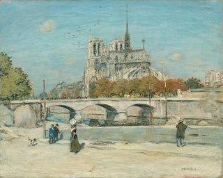 Jean Franois Raffalli - Notre Dame Seen from the Quai de la Tournelle.webp