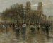 Place Saint-Sulpice, Parigi - Jean François Raffaëlli — vista dell’opera