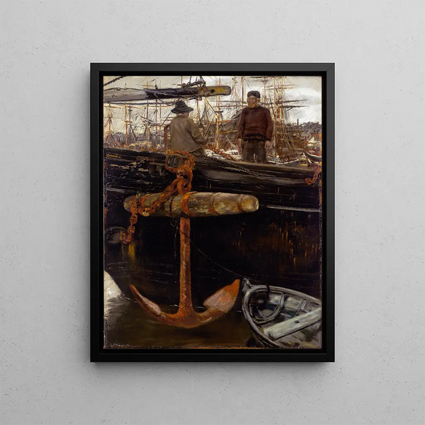 Marins del Nord - Jean François Raffaëlli — quadro incorniciato alla parete