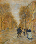 Una strada ad Asnières - Jean - François Raffalli — vista dell’opera