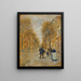 Una strada ad Asnières - Jean - François Raffalli — quadro incorniciato alla parete