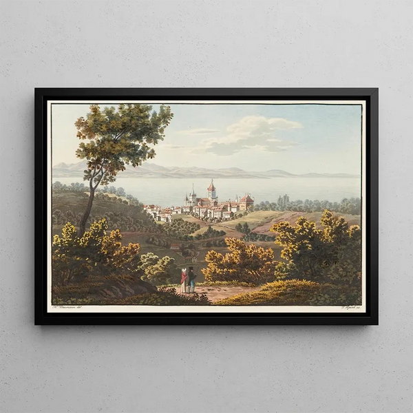 Lausanne - Jean Henri Baumann — quadro incorniciato alla parete