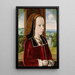 Marguerite d'Autriche - Jean Hey — quadro incorniciato alla parete