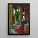 L'Annunciazione - Jean Hey — quadro incorniciato alla parete