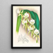 Angraecum eburneum var superbum - Jean Jules Linden — quadro incorniciato alla parete