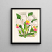Cattleya kimballiana - Jean Jules Linden — quadro incorniciato alla parete