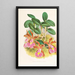 Cattleya schilleriana - Jean Jules Linden — quadro incorniciato alla parete