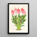 Masdevallia lindeni var grandiflora - Jean Jules Linden — quadro incorniciato alla parete