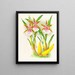 Miltonia blunti - Jean Jules Linden — quadro incorniciato alla parete