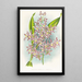 Odontoglossum odoratum var striatum - Jean Jules Linden — quadro incorniciato alla parete