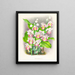 Phaius humbloti - Jean Jules Linden — quadro incorniciato alla parete