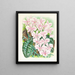 Phalaenopsis schilleriana - Jean Jules Linden — quadro incorniciato alla parete