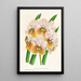 Vanda Sanderiana var Labello Viridi - Jean Jules Linden — quadro incorniciato alla parete