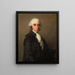 Ritratto di Jean - Sylvain Bailly (1736 - 1793), scienziato e uomo politico, sindaco di Parigi dal 1789 al 1791 - Jean Laurent Mosnier — quadro incorniciato alla parete