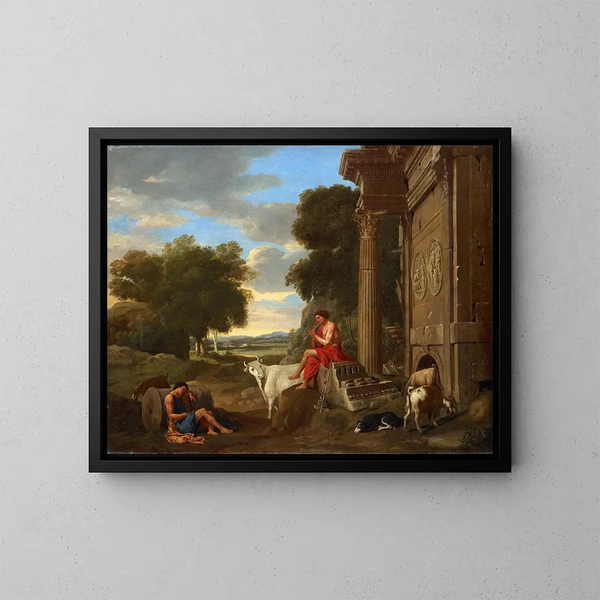 Mercure e Argus - Jean Lemaire — quadro incorniciato alla parete