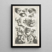 Détails de visages - Jean Lepautre — quadro incorniciato alla parete