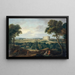 L'osservatorio visto dalla Butte-aux-Cailles - Jean-François Millet — quadro incorniciato alla parete