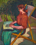 Lettura nel lettino - Jean Peské — vista dell’opera
