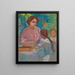 Colazione con i bambini nel giardino Bois-Le-Roi - Jean Peské — quadro incorniciato alla parete