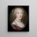 di Françoise Athénaïs de Rochechouart 1641-1707 marchesa di Montespan - Jean Petitot — quadro incorniciato alla parete