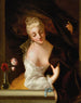 Una donna alla finestra - Jean Raoux — vista dell’opera