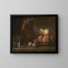 Vaso di frutta e un bicchiere - Jean Siméon Chardin — quadro incorniciato alla parete
