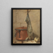 con coniglio e pentola in rame - Jean Siméon Chardin — quadro incorniciato alla parete