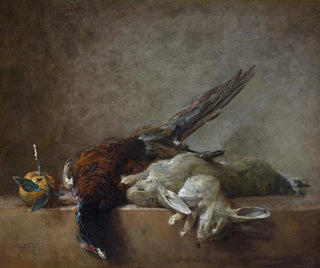 Natura morta con selvaggina - Jean Siméon Chardin — vista dell’opera