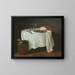 La nappe blanche - Jean Siméon Chardin — quadro incorniciato alla parete