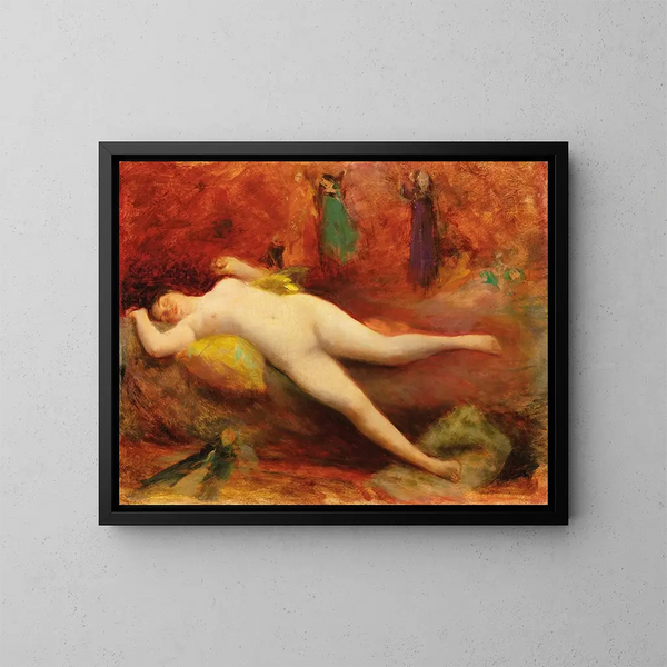 La femme poupée - Jean Veber — quadro incorniciato alla parete