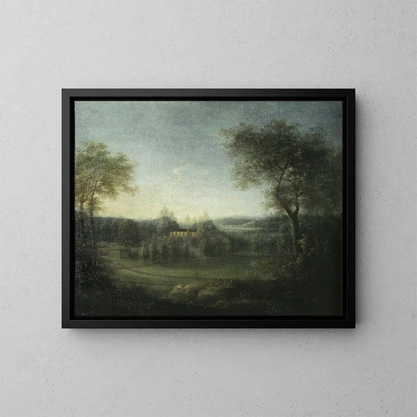 Rosendal visto da sud-est - Jeanna Elisabeth Ekerman — quadro incorniciato alla parete