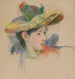 Jeanne Pontillon con cappello - Berthe Morisot — vista dell’opera