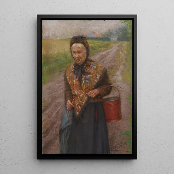 Jef Van de Fackere - Vrouw met mand.webp