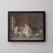 Il primo bambino - Jehan Georges Vibert — quadro incorniciato alla parete